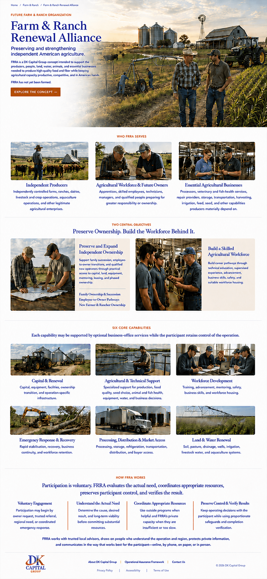 Future Farm and Ranch Renewal Alliance concept overview