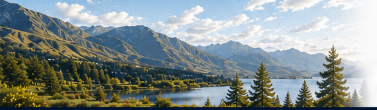 Enterprise leaders moving forward through a modern business campus