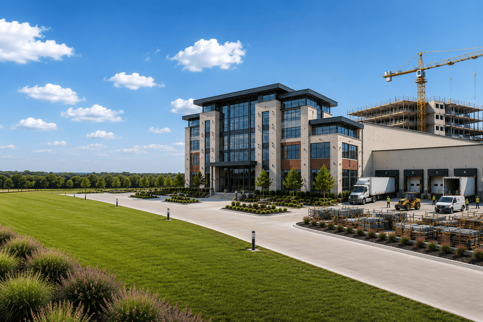 DK Capital Group enterprise and operations headquarters with logistics, warehouse, and development capabilities