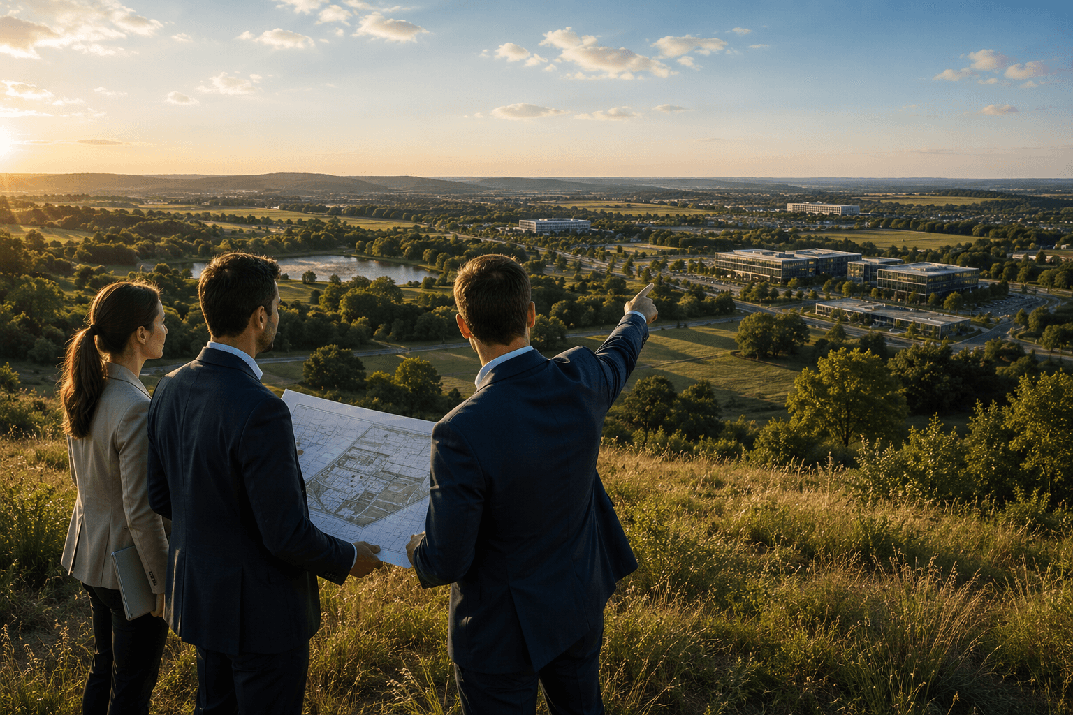 Modern enterprise property supporting long-term operations