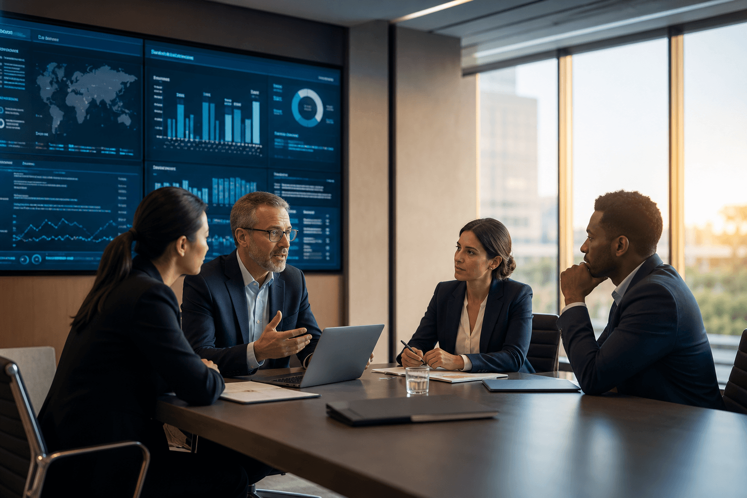 Professionals safeguarding enterprise operations and information