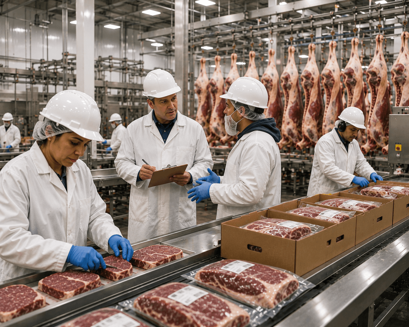 Agricultural professionals reviewing resources and a practical operating plan